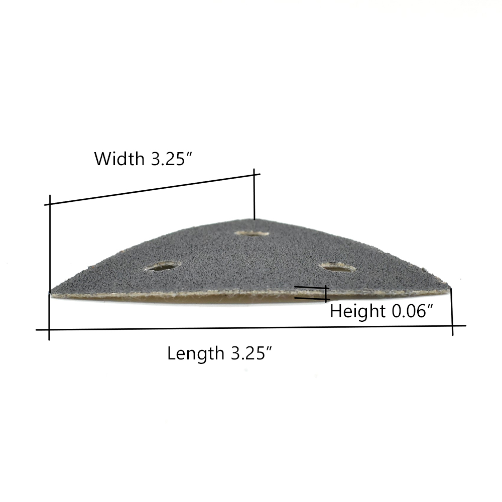 180 Grit Hook & Loop Triangular Sand Paper       (20/pk) - W05
