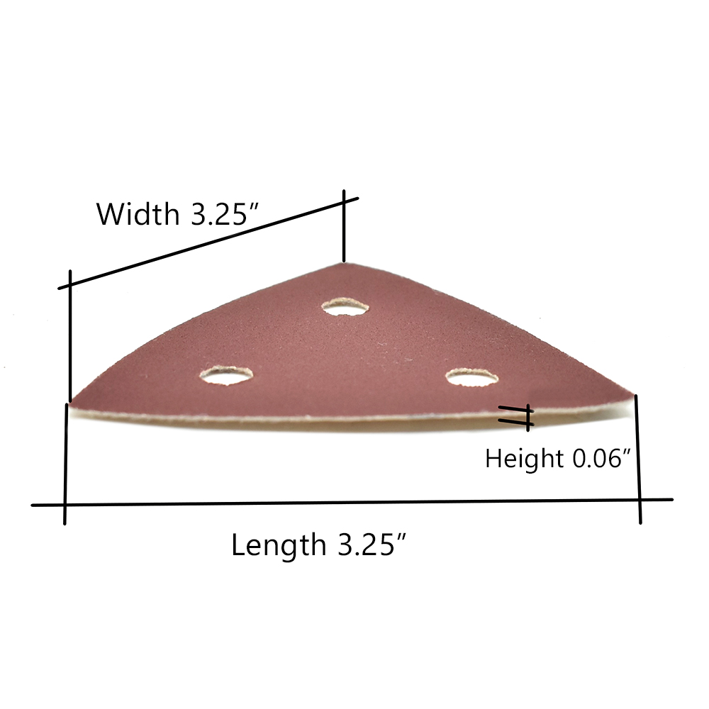 320 Grit Hook & Loop Triangular Sand Paper       (20/pk) - W05