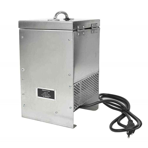 Stainless Steel Tabletop Melting Furnace with 2kg Crucible 110 Volt 1500W (REFURBISHED) - W04