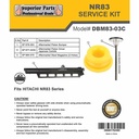 Carbide Driver, Bumper and Steel Magazine 2 Hole Upgrade Kit for Hitachi NR83A and NR83A2
 - W02