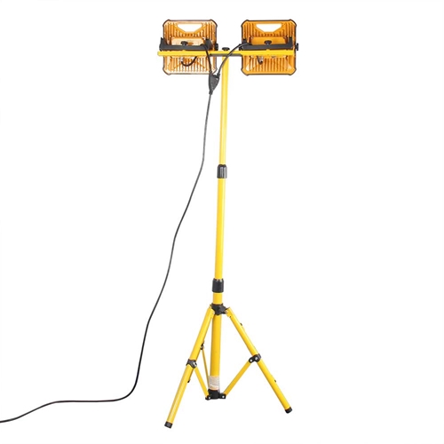 50W 2-LED floodlight with stands (AC 100-240V; 50/60HZ, 4200Lm*2, 3000-6500K - W02