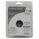 80mm  Semi- Circular saw Blade, 9mm Offset Mount For a Perfect FLUSH CUT Compatible with Fein Multimaster, Dremel, Bosch, Craftsman, Ridgid Oscillating Tools - Single Display Pack - W02