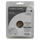 63mm Semi- Circular Carbide RASP, 8mm Offset Mount For a Perfect Flush Sanding / Grinding  Compatible with Fein Multimaster, Dremel, Bosch, Craftsman, Ridgid Oscillating Tools - Single Display Pack - W02