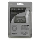 52mm Flush Cut (8mm Offset Mount) Stainless Steel Scraper  Compatible with Fein Multimaster, Dremel, Bosch, Craftsman, Ridgid Oscillating Tools - Single Display Pack - W02