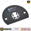 80mm Semi-Circular saw  Blade  Compatible with Fein Multimaster, Dremel, Bosch, Craftsman, Ridgid Oscillating Tools  / 25pk - W02