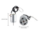 12V D-Shaft Motor - W04