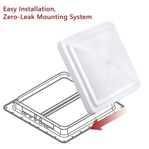 Ventilator Lid for RV Vent (White) - W03