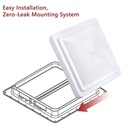 Ventilator Lid for RV Vent (White) - W03
