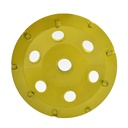 4" PCD Grinding Cup Wheel (Steel Body) with 5/8"-11 Threads - W03