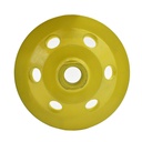 4" PCD Grinding Cup Wheel (Steel Body) with 5/8"-11 Threads - W04