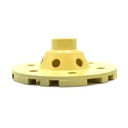 4" Grinding Turbo Cup Wheel (Steel Body) with 5/8"-11 Threads - W04