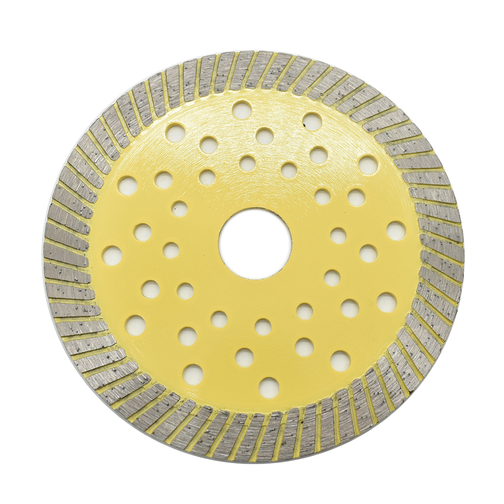 4.5" Turbo Diamond Blade  20mm (0.78") Arbor with 5/8" Brass Adapter Ring - W02