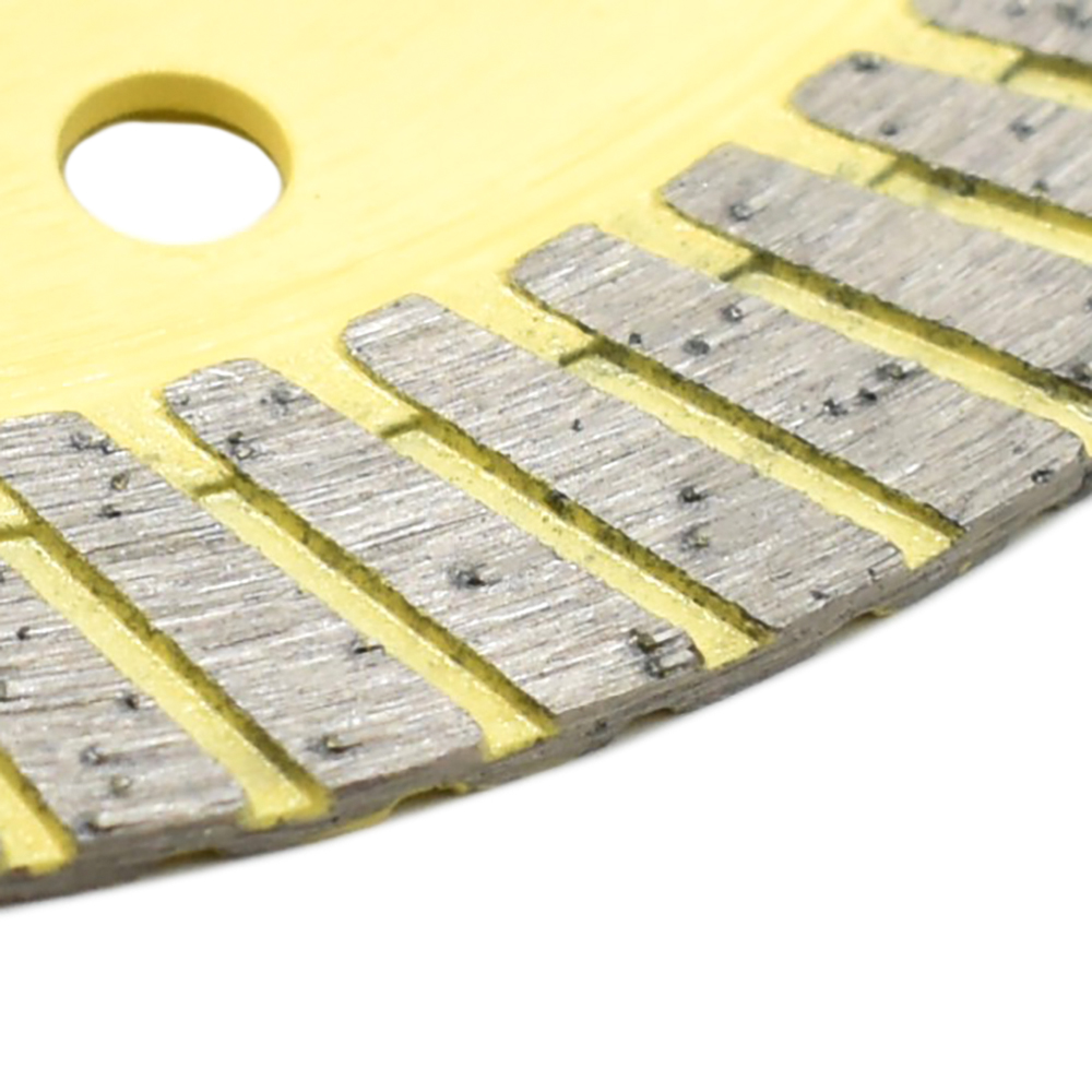 4.5" Turbo Diamond Blade  20mm (0.78") Arbor with 5/8" Brass Adapter Ring - W03
