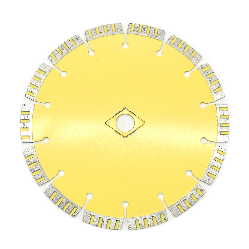7" Turbo Concrete Diamond Blade  5/8" Arbor with Diamond Knockout - W02