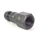 1/4" x 1/8" FPT Automotive Coupler Plug - 50 Pack - W03