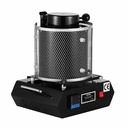 Tabletop Melting Furnace with 2kg Crucible 110 Volt 1500W with Gloves, Tong and Power Cable - W02