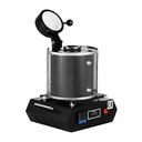 Tabletop Melting Furnace with 2kg Crucible 110 Volt 1500W with Gloves, Tong and Power Cable - W03