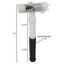 1-Inch Nylon Faced Hammer Mallet - W04