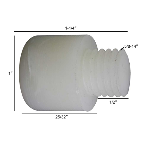 Replacement Nylon Face for 1-Inch Hammer Head - W02