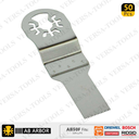20mm Stainless Steel Multi-Tool Saw Blade Fits Fein Multimaster, Dremel, Bosch, Craftsman, Ridgid Oscillating Tools 50/Pk
 - W02
