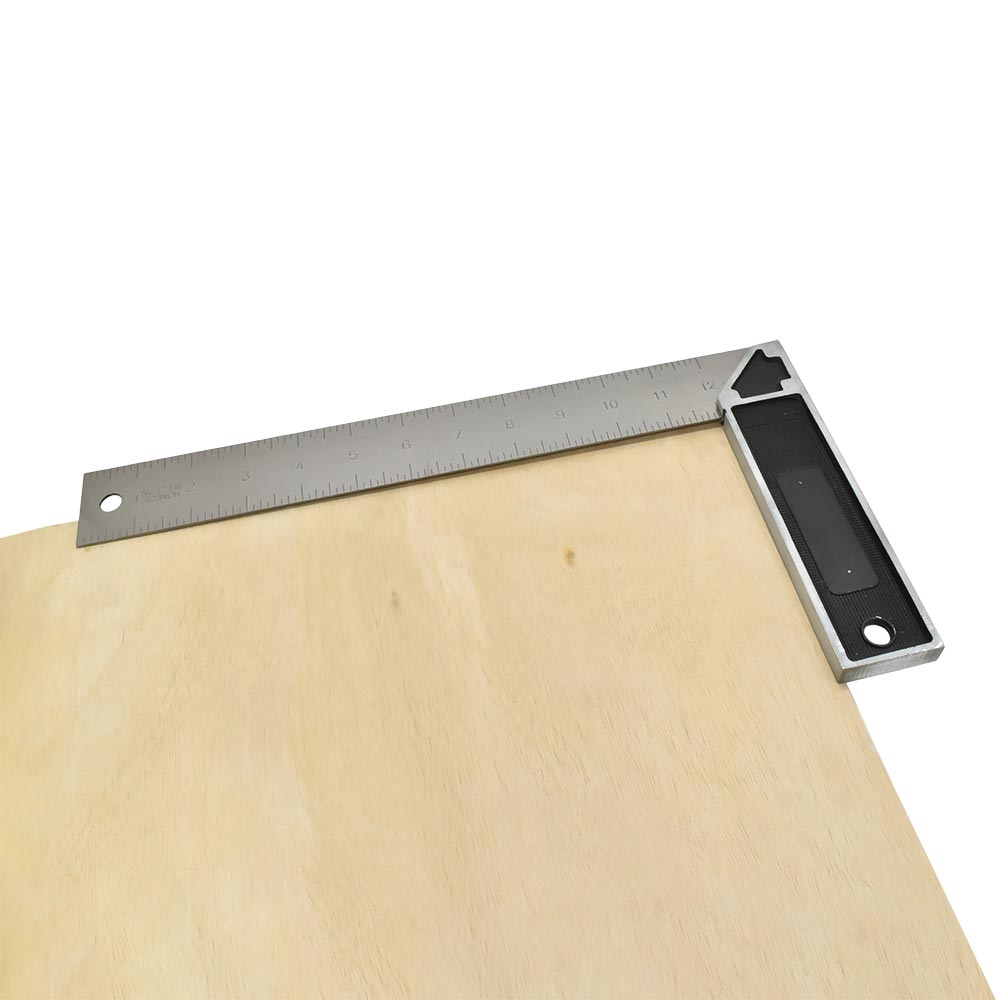 12 Inch Stainless Steel Blade Miter Square Zinc Handle - W02