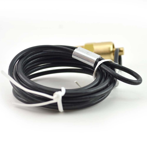 Cable Operated Air Tank Drain Valve, 1/4" Male NPT with 5ft Cable - W02