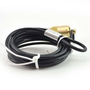 Cable Operated Air Tank Drain Valve, 1/4" Male NPT with 5ft Cable - W02