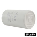 (TMT Only)  CBB60 20MFD +/-5% 50Hz/60Hz AC 450V Cylinder Motor Running Capacitor - 2/Pack - W03