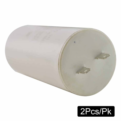(TMT Only)  CD60 120 MFD +/-5% 50Hz/60Hz AC 300V Cylinder Motor Starting Capacitor with 8mm Mounting Thread - 2/Pack - W02
