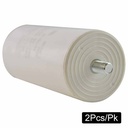 (TMT Only)  CD60 120 MFD +/-5% 50Hz/60Hz AC 300V Cylinder Motor Starting Capacitor with 8mm Mounting Thread - 2/Pack - W03
