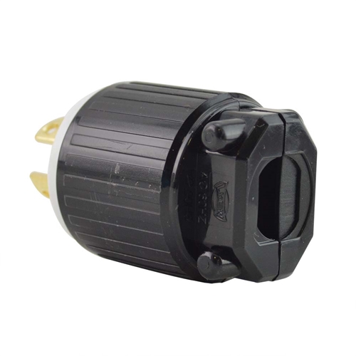 15A-125V 3-Blade NEMA L5-15P Twist Lock Electrical Plug - W03