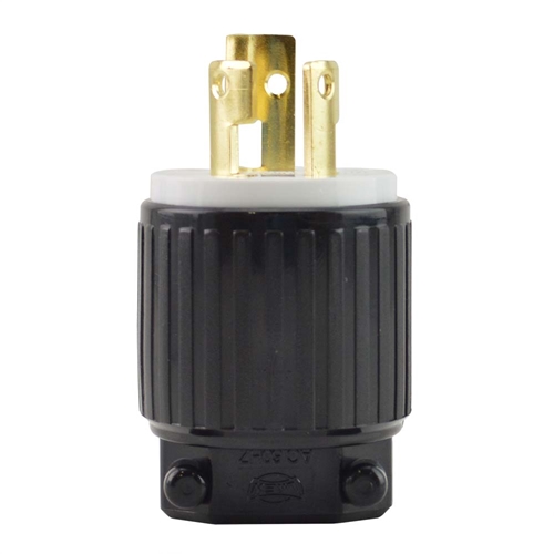 15A-250V 3-Blade NEMA L6-15P Twist Lock Electrical Plug - W02