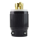 20A-250V 4-Blade NEMA L15-20P Twist Lock Electrica Plug - W02