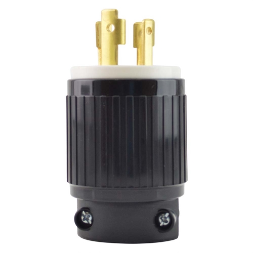 30A-250V 4-Blade NEMA L15-30P Twist Lock Electrical Plug - W02