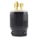 30A-250V 4-Blade NEMA L15-30P Twist Lock Electrical Plug - W02