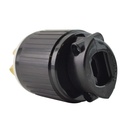 30A-250V 4-Blade NEMA L15-30P Twist Lock Electrical Plug - W03