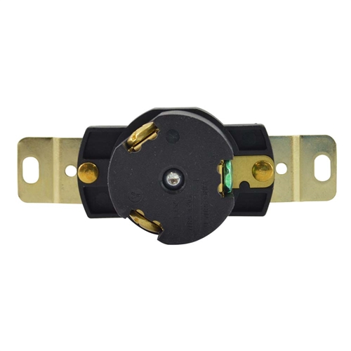 3P 15A 250V, NEMA L6-15R Electrical Wall Receptacle - W02