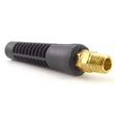 Reusable Strain Relief Replacement Fitting For 1/4-Inch ID Hose, 1/4-Inch MPT Solid Fitting (HB14SW) - W03