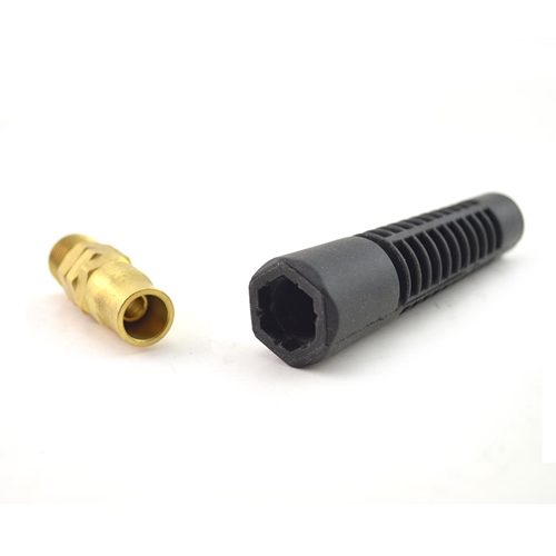 Reusable Strain Relief Replacement Fitting For 1/4-Inch ID Hose, 1/4-Inch MPT Swivel Fitting (HB14SW) - W02