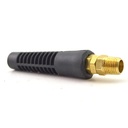 Reusable Strain Relief Replacement Fitting For 1/4-Inch ID Hose, 1/4-Inch MPT Swivel Fitting (HB14SW) - W03