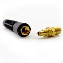 Reusable Strain Relief Replacement Fitting For 1/4-Inch ID Hose, 1/4-Inch MPT Swivel Fitting (HB14SW) - W04