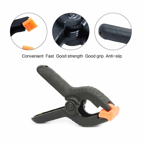 (TMT Only)  2-1/4 Inch Black Spring Clamp 10/Pack - W02
