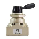 Hand Valve - 4 Port - 3 Way - 1/4" NPT - W02