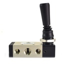 Hand Valve - 5 Port - 2 Way - 1/4" NPT - W03