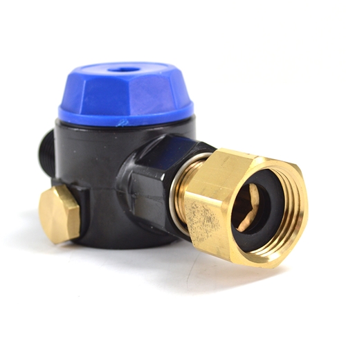 Water Inlet Filter -  3 /4" Female NH x 1/2" MNPT - Blue - W02