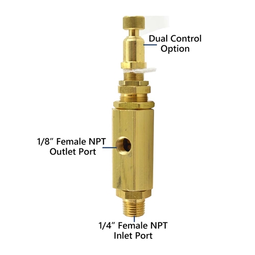 Unloader Control Pilot Valve for Air Compressors (Emglo/Dewalt style) - Made in USA - W05