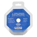 4" High Performance General Purpose Dry or Wet Cutting Turbo Diamond Blade - 2/Pk - W03