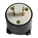 15A-125V  2-Blade NEMA 1-15P Straight Electrical Plug - W03