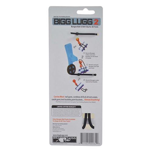 "Bigg Lugg2" - Rubber Belt Hook with 1 Bungee Strap - W02