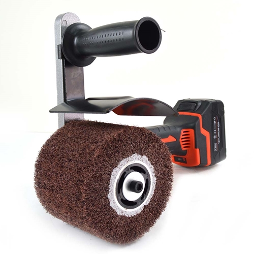Brushless Burnisher w/ Abrasive Sanding Roller - 18V, 400W, 1400-2100 RPM,  4.0 Ah with Battery & Charger - W02